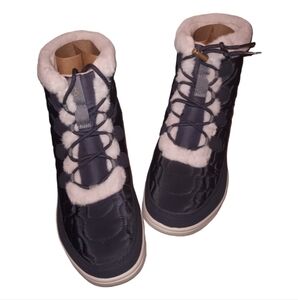 Ryka blue Snow Bound Water Repellent Faux Fur Winter Boots